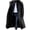 Black, variant on fartey Men's Plus Size Sherpa Lined Jackets Thick Warm Fur Collar Winter Cardigan Jackets Baggy Fit Long Sleeve Faux Suede Sherpa Long Puffer Coat, S-5XL