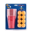 thumbnail image 1 of TopLLC Ensemble de Jeu de Bière Ensemble de 24 Pcs Gobelets en Plastique Bleus et Rouges de 16oz Jeux de Bar pour Étudiants Fêtes d'Anniversaire Fête de Poule Cerf Faire Boire Jeu Jeu a Balles, 1 of 1