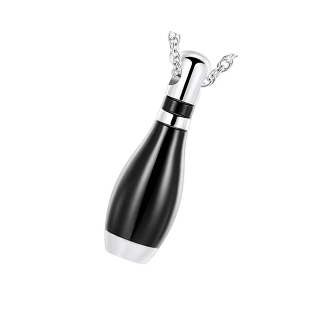 Pendentif Tube en Acier Inoxydable Collier Pendentif Boîtier Creux en Acier Inoxydable Capsule pour Cendres Bijoux