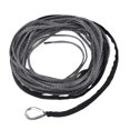 thumbnail image 2 of DYNWAVECA Synthetic Winch Rope Car Towing Strap Portable 15M 8350lbs Sturdy Recovery Rope Winch Cable for SUV ATV Vehicles Car UTV Gray, 2 of 10