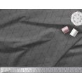 thumbnail image 3 of Soimoi Gray Velvet Fabric Maze Cube Geometric Print Sewing Fabric Yard 58 Inch Wide, 3 of 3