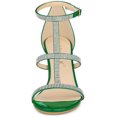 thumbnail image 2 of BLISSFUL STEP Women's Rhinestone Ankle Strap Stiletto High Heels Sandals, 2 of 6