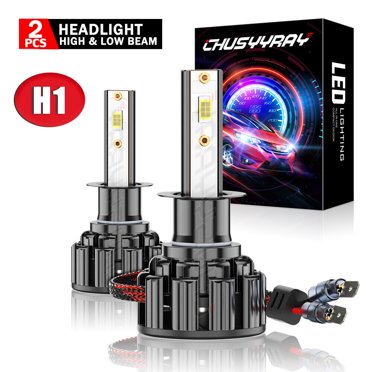 2PCS H1 LED Headlight Kit H1 Low Beam Bulbs White Fit for Nissan Altima 2002-2006，CHUSYYRAY