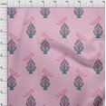 thumbnail image 3 of oneOone Polyester Lycra Fabric Leaves|Bird & Floral Block Decor Fabric Printed BTY 56 Inch Wide, 3 of 4