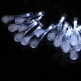 thumbnail image 5 of 30 LED Water Drop Solar Powered Party Fairy Waterdrop String Outdoor String Lights for Patio Garden Yard Home Party, 5 of 5