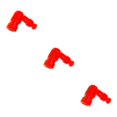thumbnail image 3 of Decodeary Casquette Polyvalente en Caoutchouc Durable pour Moto pour Accessoire Rouge 3Set, 3 of 6