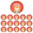 thumbnail image 1 of H Eco-Friendly Disposable Christmas Party Plates 9 Inch 16Pc Set Perfect For Holiday Dinner Decorations Festive Gatherings And Special Events Weight 0.46 Lb, 1 of 7