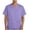 Purple, variant on XUNKUSGA Scrub Tops Soft Stretch Men's V-Neck Top Classic Soild Color Comfortable Scrubs for Men Ultra Soft Fade Resistant Scrub Top with Pockets S-3XL Blue