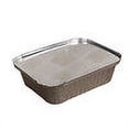thumbnail image 3 of 10 Pcs Barquette Jetable en Aluminium de Forme Rectangulaire pour Emporter, Contenant Alimentaire, Contenants Jetables en Aluminium avec Couvercles en Aluminium/sans Couvercle, 3 of 9