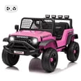 thumbnail image 2 of Ourlova Kids Electric Vehicles with Parent Remote Control, 3 Speeds, Max Speed 5 MPH, Spring Suspension, LED Lights, Music, Electric Ride-On Car, 2 of 9