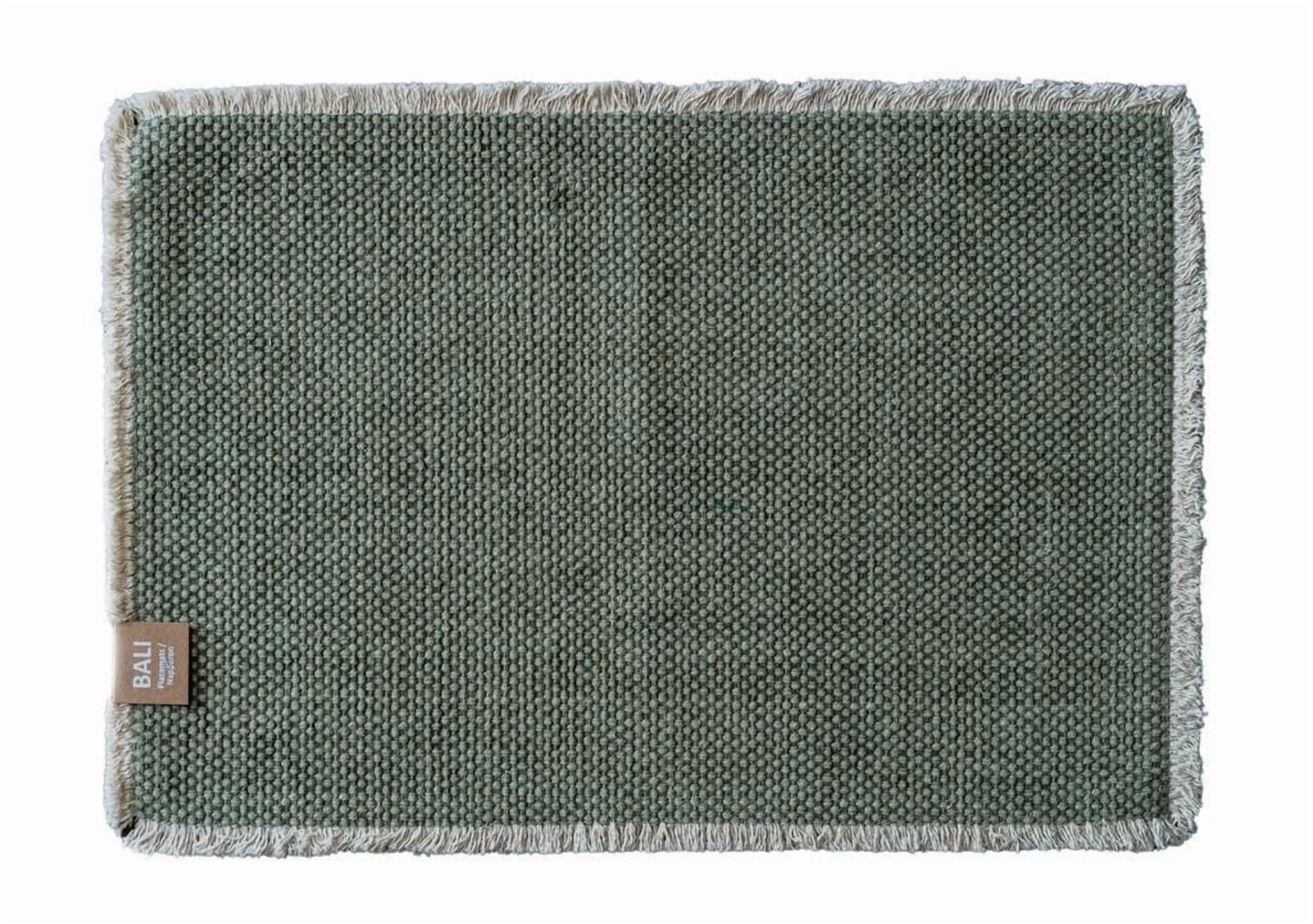 Fabstyles Napperons Bali 100 % coton – Lot de 4 | Sets de table lourds lavables en machine pour les tables de salle à manger, de cuisine et d'extérieur