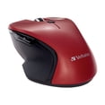 thumbnail image 2 of Verbatim USB-C Wireless Blue LED Mouse - Mouse - ergonomic - blue LED - 6 buttons - wireless - 2.4 GHz - USB-C wireless receiver - red, 2 of 8