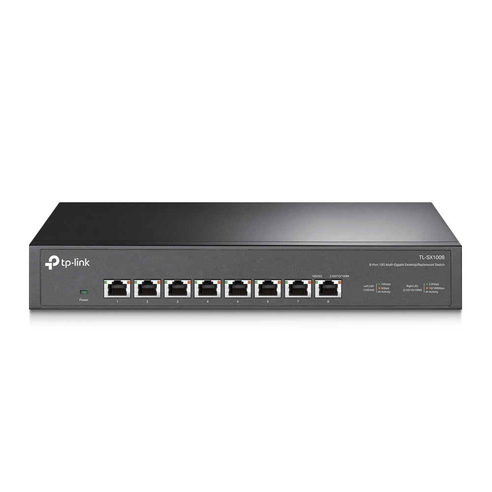 TP-Link Commutateur de Bureau/monté sur Support 10G à 8 Ports