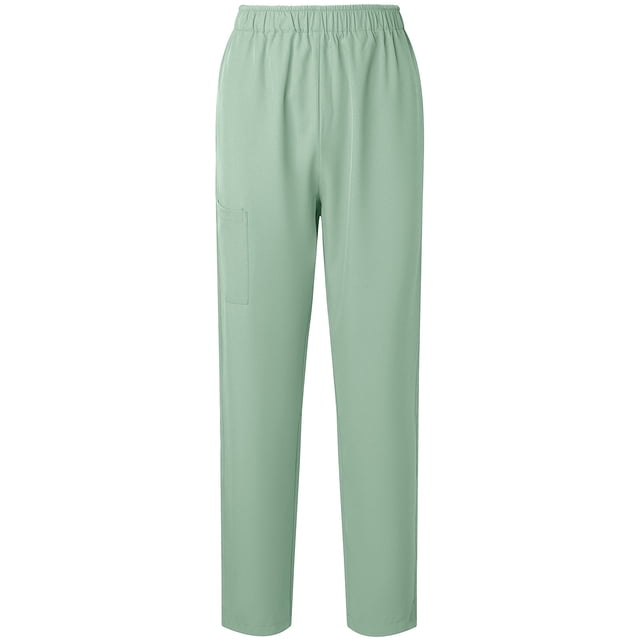 Wensltd Womens Protective Suit Work Pants Elastic Waist Straight Pants