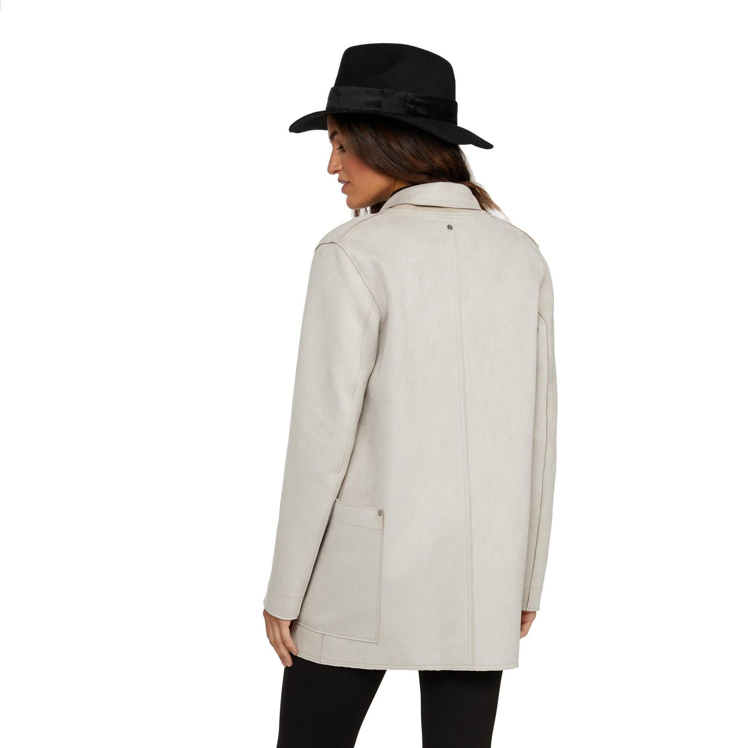 Mexx veste en faux daim pour femmes