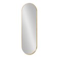 thumbnail image 1 of Kate and Laurel Rollo Midcentury Capsule Wall Mirror, 16 x 48, Gold, Decorative Full Length Oval Mirror for Wall, 1 of 7