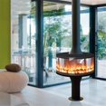 thumbnail image 4 of Cylindrical Electric Fireplace Freestanding Recessed Toroidal Heater, 4 of 5