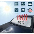 thumbnail image 4 of YelloPro Custom Fit Automotive Reflective Front Windshield Sunshade Accessories UV Reflector for 2015 2016 2017 2018 2019 2020 Mercedes-Benz GLA-Class SUV, AMG GLA45, 250 Base, 250 AMG Line, 4 of 4