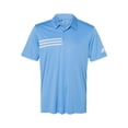 thumbnail image 2 of Adidas Mens 3-Stripes Chest Polo, S, Lucky BlueWhite, 2 of 2
