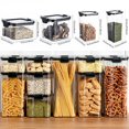 thumbnail image 1 of Food Storage Container with Airtight Lids Kitchen Rice Dispenser Spices Baking Flour Organizer Case Indoor Houseware Kitchen 460ML, 1 of 11