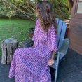 thumbnail image 1 of QJUHUNG Femmes Couleur Unie Robe Longue Sexy Bodycon Extensible Maxi Dame Printemps Automne Été Spaghetti Robe de Sangle, 1 of 2