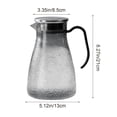 thumbnail image 3 of Pichet à Motif Martelé - Distributeur de Boissons en Plastique avec Couvercle en Acier - Décoration de Cuisine Moderne pour Jus Et, Gris, JKODE, 3 of 9