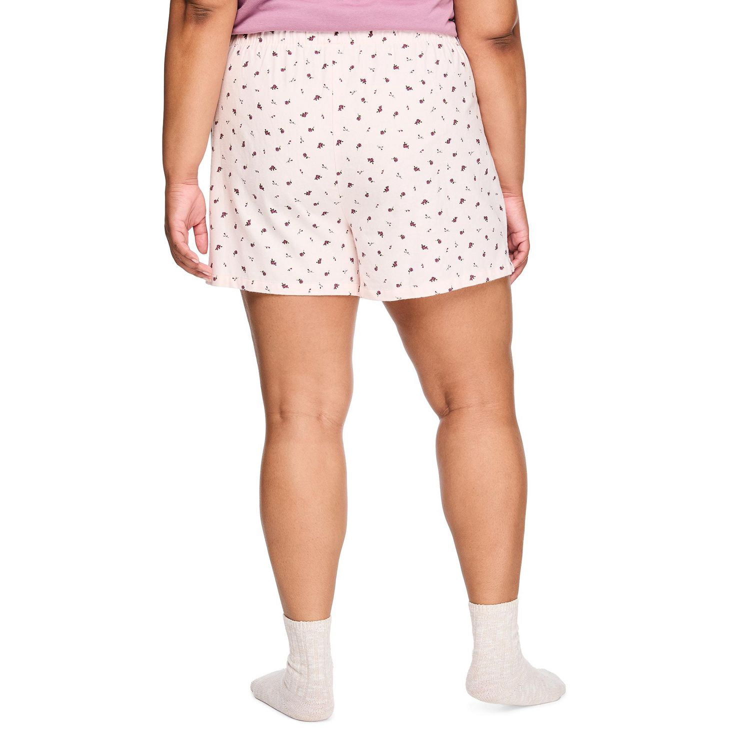 George Women's Plus Flannel Pajama Short
