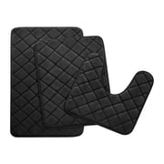Mainstays Memory Foam Bath Mat Set Black