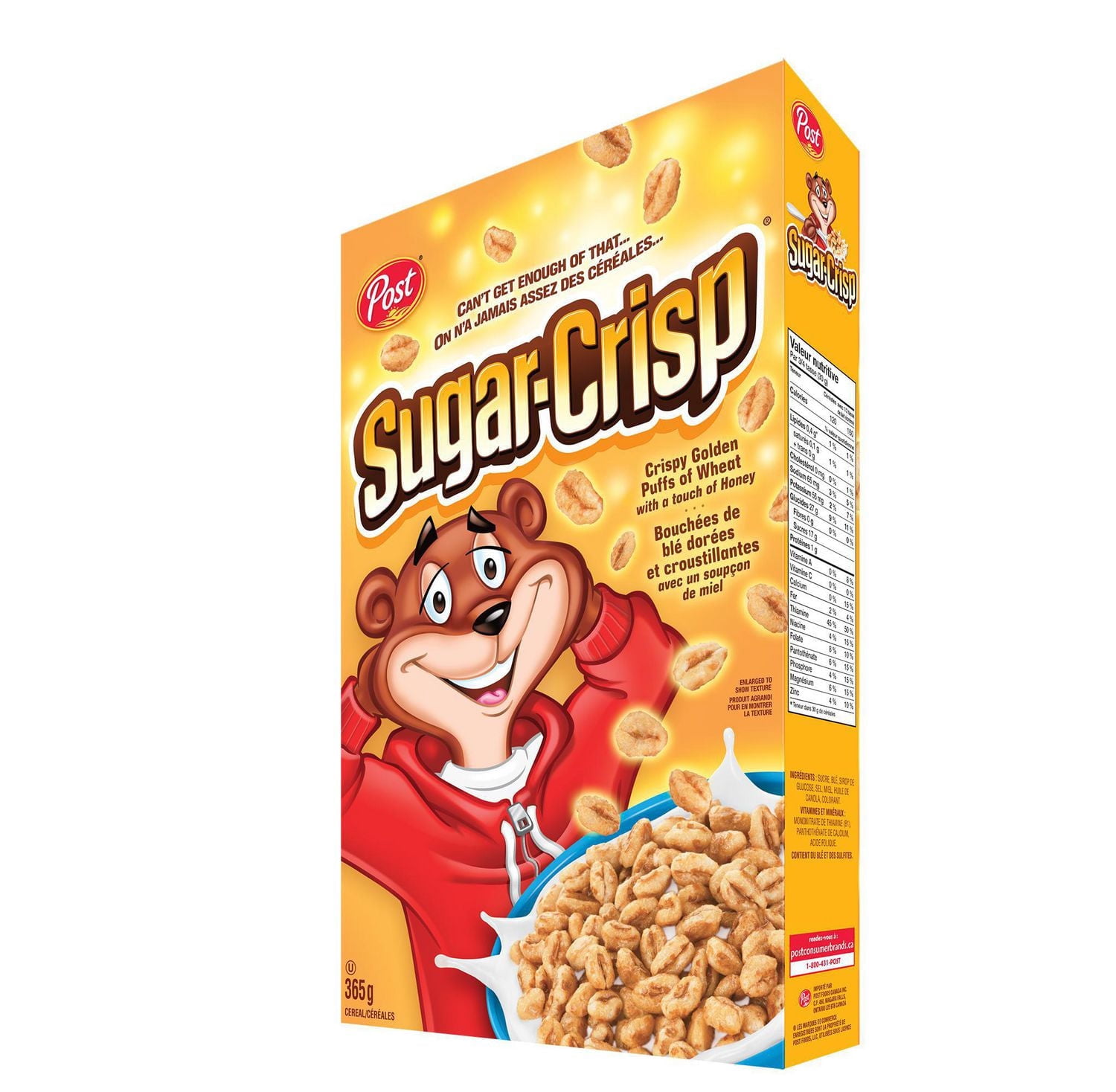 Céréales Sugar-Crisp de Post