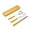 Yellow, variant on Stainless Steel Portable Cutlery Set, Reusable Chopsticks Spoon Fork, Lunch Box Utensils for Office Daily Use, Easy Clean Dining Kit
