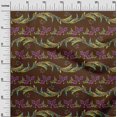 thumbnail image 2 of oneOone Polyester Lycra Fabric Leaves & Floral Artistic Print Fabric BTY 56 Inch Wide, 2 of 4