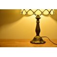 thumbnail image 4 of Tiffany Style Table LampBedside Desk LED Lamp Shades Bedroom Stained-Glass 18.1'' Height Multi-color, 4 of 4