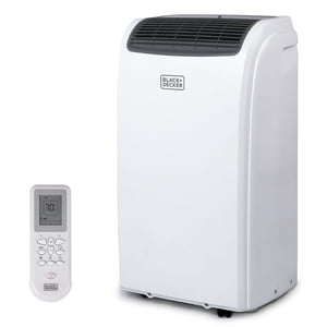 BLACK+DECKER Air Conditionneur, 12,000 BTU Air Conditionneur Portable pour chambre et chauffage jusqu'à 550 Ft. avec télécommande, blanc