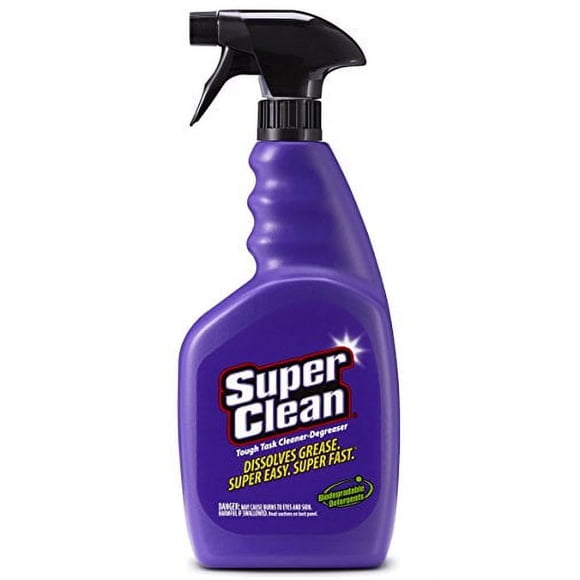SuperClean Tough Task Cleaner Degreaser , Biodégradable et Sans Phosphate, Puissance Industrielle, Lot de 6 (192 Onces)