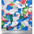 thumbnail image 1 of Soimoi polyester Crepe Fabric Multicolor Camouflage Print Fabric by the Yard 52 Inch Wide, 1 of 3