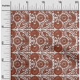 thumbnail image 2 of oneOone Silk Tabby Orange Fabric Block Sewing Craft Projects Fabric Prints By Yard 42 Inch Wide, 2 of 5