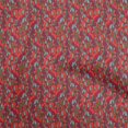 thumbnail image 1 of oneOone Jersey en Viscose Tissu Rouge Abstractions Matière de Robe Tissu Imprimé Tissu au Mètre 60 Pouces de Large, 1 of 5
