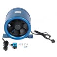 thumbnail image 3 of Gupbes Duct Fan, Circulating Fan Low Noise Low Power Consumption 10in EC Motor Duct Fan, For Kitchen Bathroom Internet Cafe Chess Room, 3 of 8