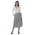 thumbnail image 2 of Moomaya Jupe d'Été Extensible Évasée pour Femme, Longueur Genou, VC6, 2 of 7