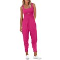 thumbnail image 4 of RXIRUCGD Womens Running Onesie Workout Rompers Outfits Exercise Jumpsuits Gym Yoga, Hot Pink, Size: S, 4 of 8