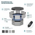 thumbnail image 4 of Wave COMO, Hot Tub & Spa, Rigid Eco Foam Walls, All-in-One Integrated, 6 Person, Portable, Skin Changeable, Energy Efficient, Quiter, Octagon – FLINT RATTAN, 4 of 10