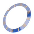 thumbnail image 1 of Watch Bezels Insert , Ceramic Watch Bezels Insert Beautiful  For Replacement White Character Black Back,Gold Character Black Back,White Character Green Back,Gold Character Green, 1 of 8