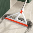 thumbnail image 1 of LSLJS Multifunction Squeegee Besom for Floor - Silicone Sweeping Besom with Detachable, Stainless Steel Handle - Clean Liquid, Food Mess, Pet Hair Remover, Silicone Broom, 1 of 8