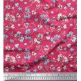 thumbnail image 1 of Soimoi Cotton Poplin Fabric Artistic Floral Print Fabric by Yard 56 Inch Wide, 1 of 5