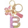 thumbnail image 1 of Letter Keychain,26 Letters A-Z Decorative Letter Keychain,Name Keychain for Women Girls Men Teenager Gift, 1 of 2