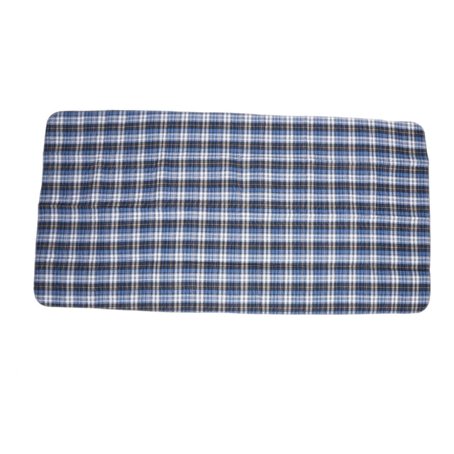 Bed Pads, Reusable Breathable Protective Comfortable Stable Pee Pads For Hospital For Sofa For Bed For Adults Blue Plaid