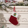 thumbnail image 1 of Vaidha Décorations de Noël Chaussettes de Noël Rouges Tricotées Alphabet Brodé Chaussettes Cadeau Colorées 26 Lettres, 1 of 4