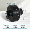 thumbnail image 2 of Hurricane Commercial Grade Inline Wall Mount Fan For HVAC & Ventilation Use, 2 of 12