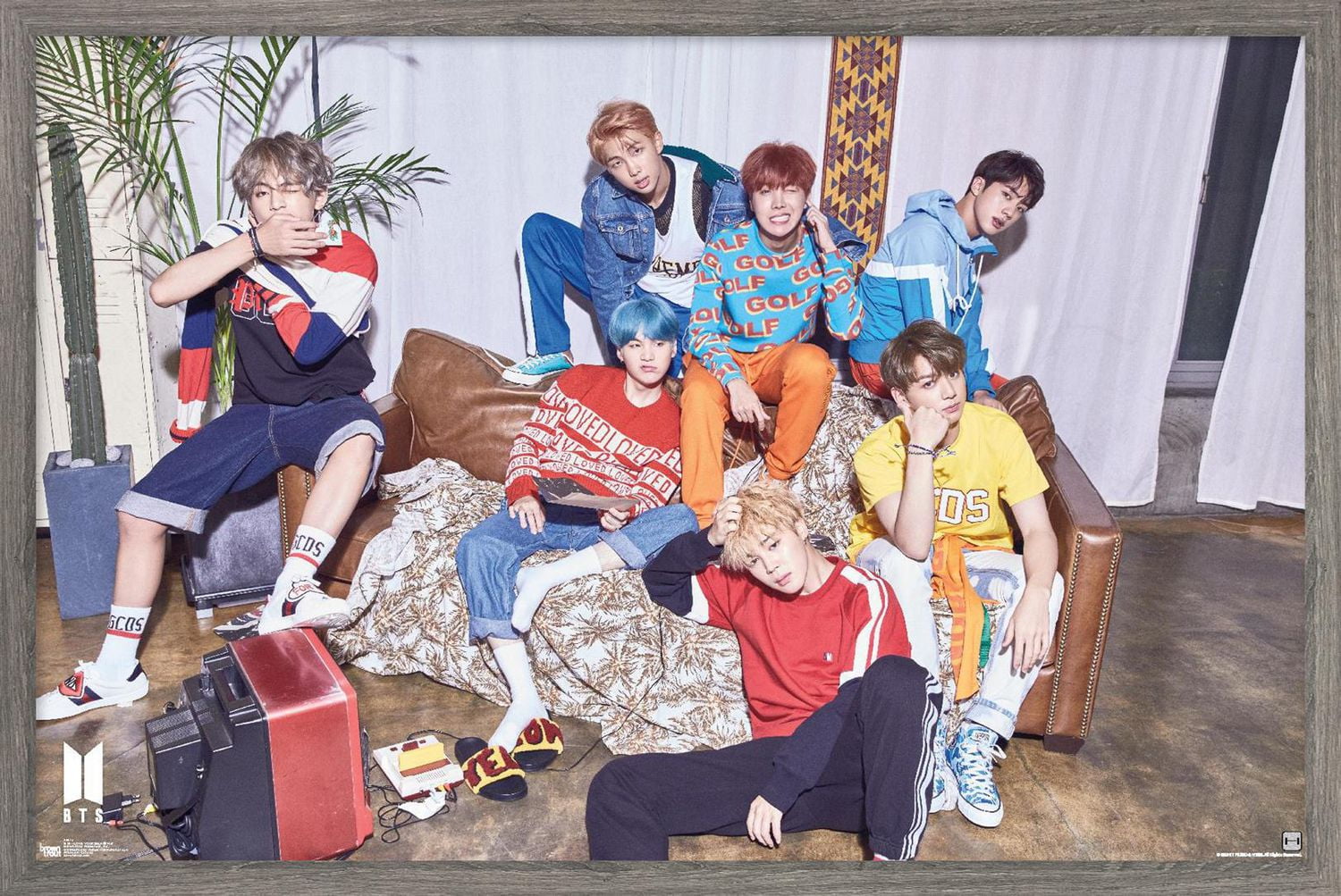 BTS - LOVE YOURSELF ? 'Her' Wall Poster, 22.375" x 34" Framed