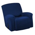 thumbnail image 4 of Housse Extensible pour Fauteuil Inclinable, Housse de Sofa, Meuble avec Bas Élastique, Housse Extensible en Jacquard Spandex pour Fauteuil Inclinable Bleu Foncé, 4 of 8